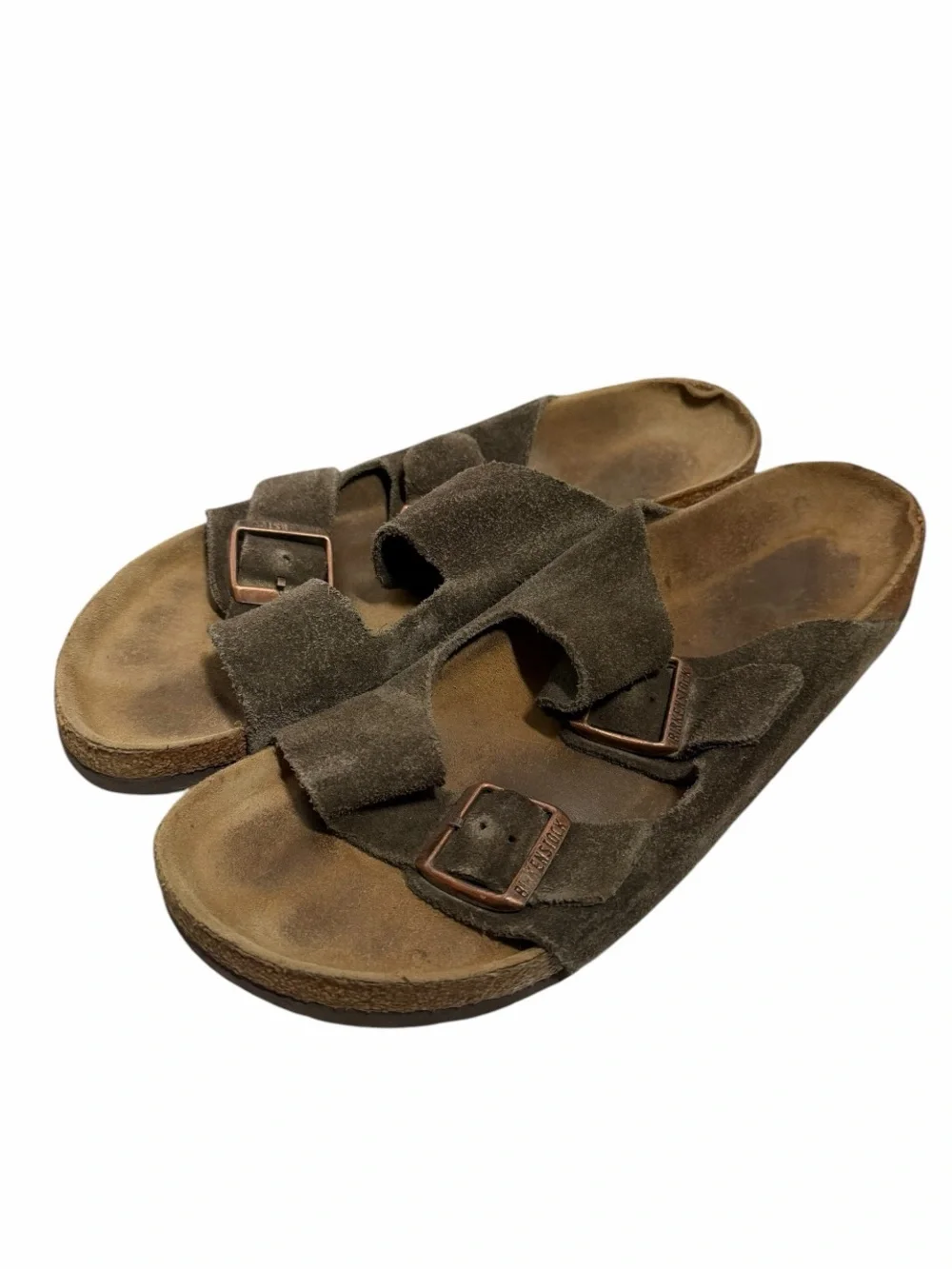 Birkenstock Arizona Brown Suede Sandals
